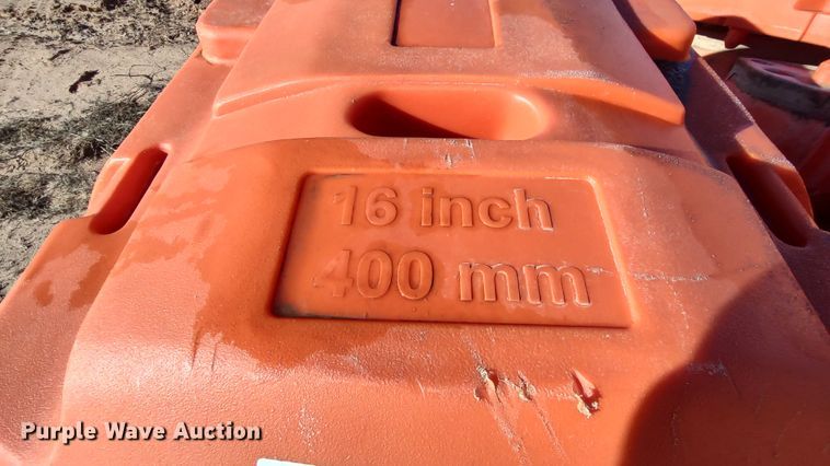 image for item LA9310 Approximately 75 Snyder Industries Nautilus 16" pipe floats