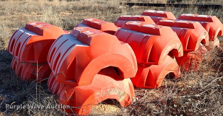 image for item LA9310 Approximately 75 Snyder Industries Nautilus 16" pipe floats