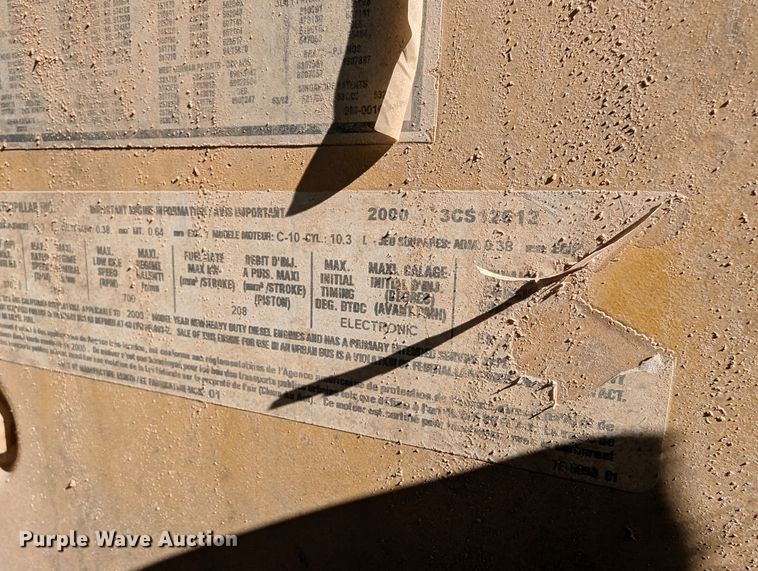 image for item LK9465 2000 Kenworth W900B  dump truck