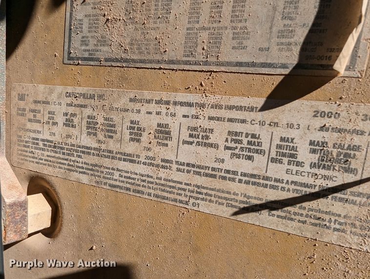 image for item LK9465 2000 Kenworth W900B  dump truck