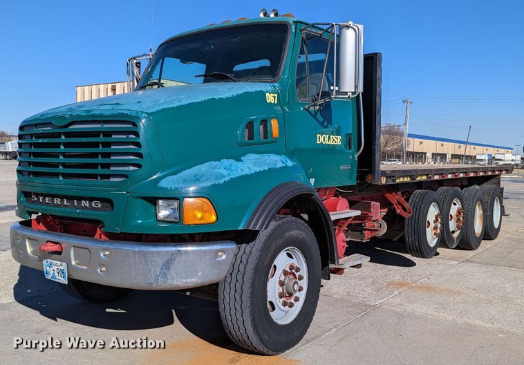 image for item LK9475 2002 Sterling L-Line  flatbed truck