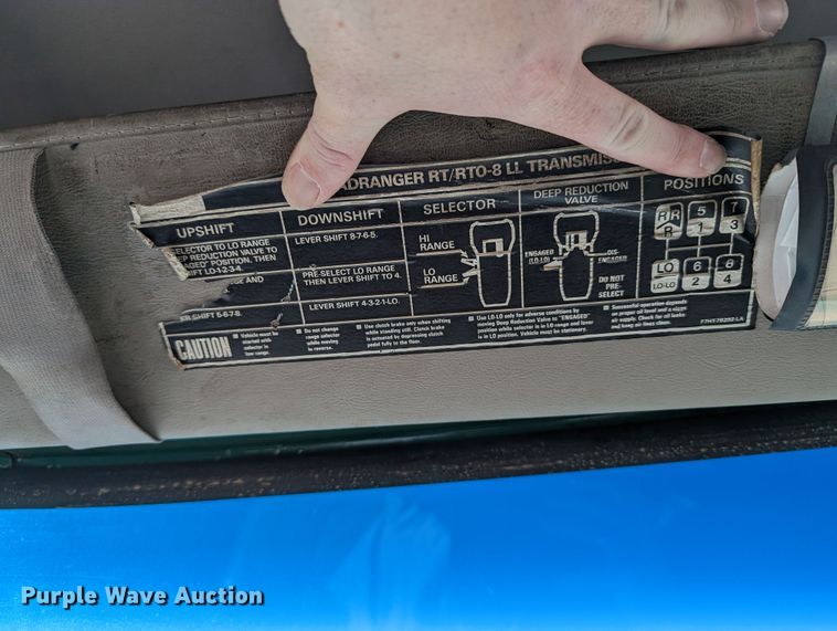 image for item LK9475 2002 Sterling L-Line  flatbed truck