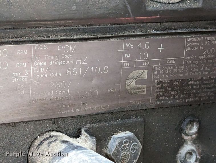 image for item LK9475 2002 Sterling L-Line  flatbed truck