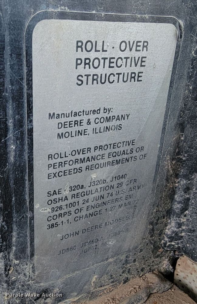 image for item ME9660 1984 John Deere 862  elevating scraper