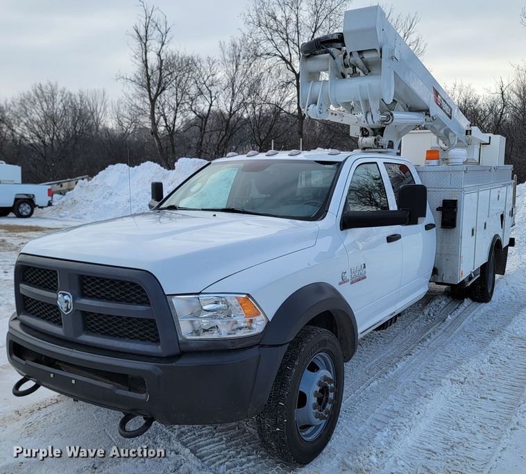 image for item ME9661 2013 Dodge Ram 5500HD  Crew Cab bucket truck