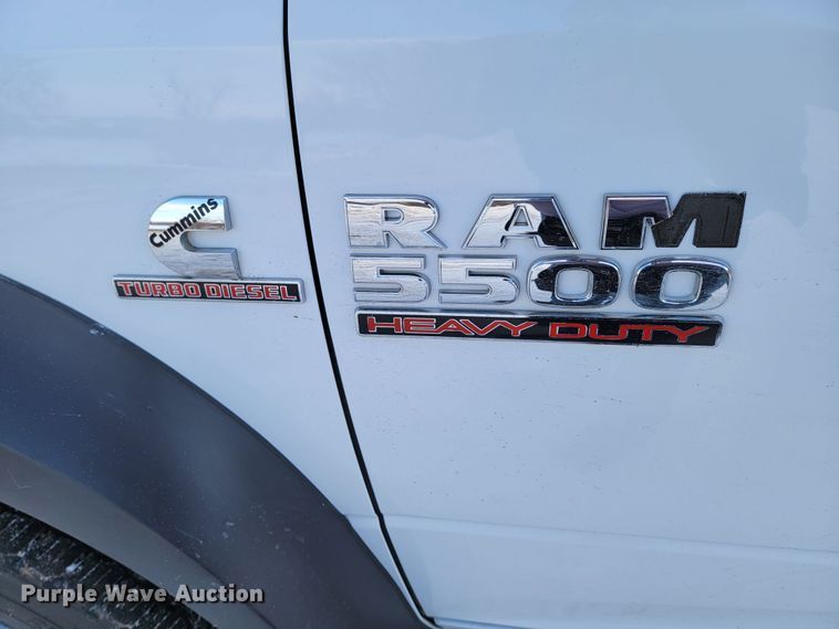 image for item ME9661 2013 Dodge Ram 5500HD  Crew Cab bucket truck