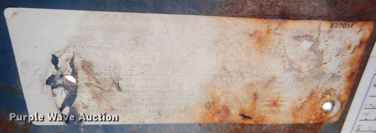 image for item MJ9976 2014 PJ Trailers  equipment trailer