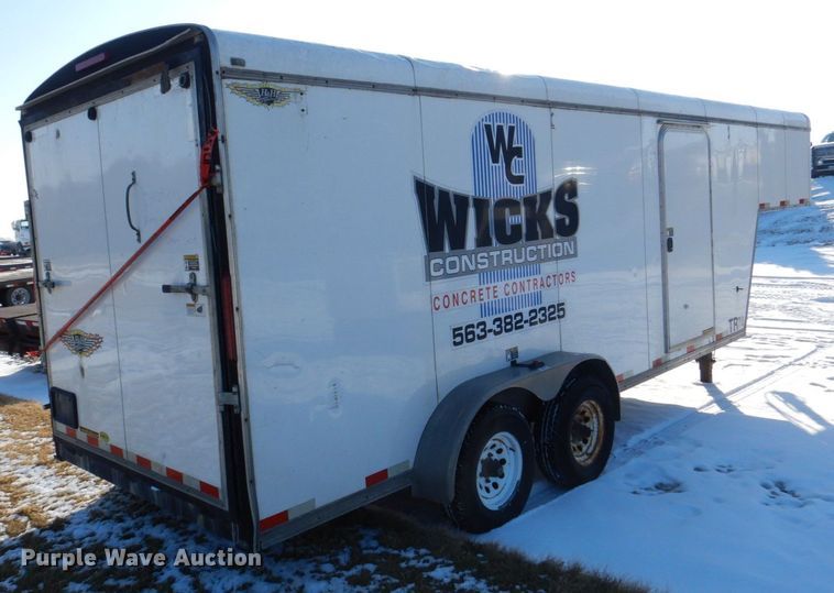 image for item MJ9978 2006 H&H  enclosed cargo trailer