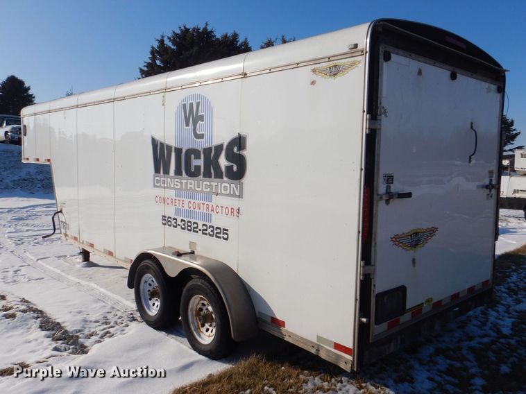 image for item MJ9978 2006 H&H  enclosed cargo trailer