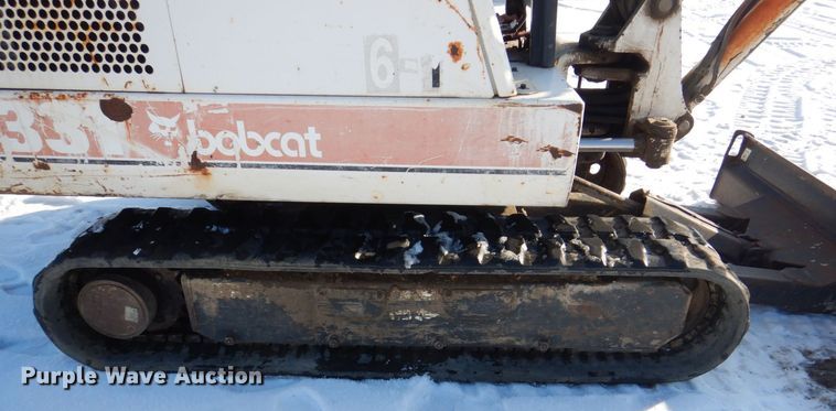 image for item MJ9979 1997 Bobcat 331  mini excavator
