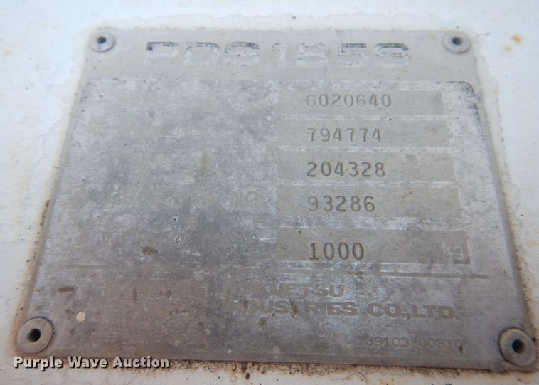 image for item MJ9980 1994 Airman PDS185S  air compressor