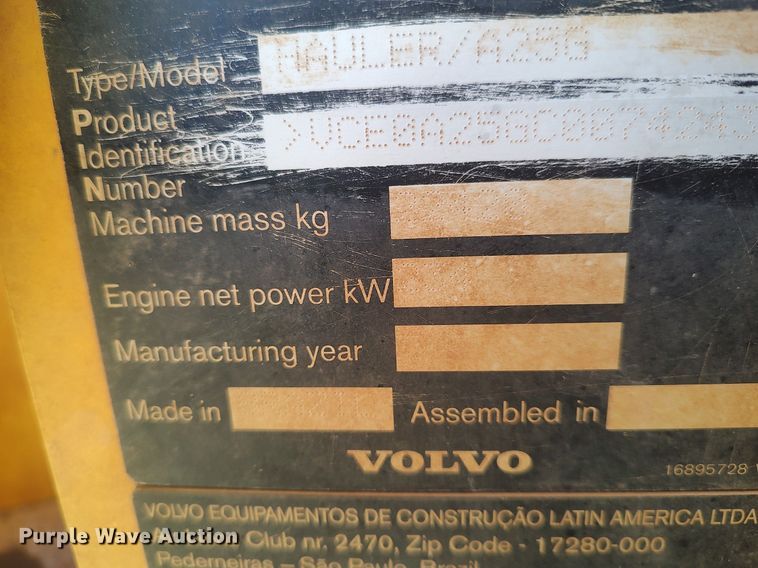 image for item MN9026 2019 Volvo A25G  haul truck