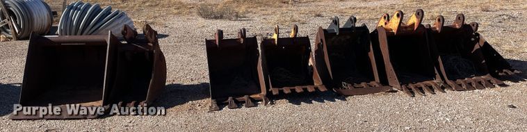 image for item MP9070 (8) backhoe buckets