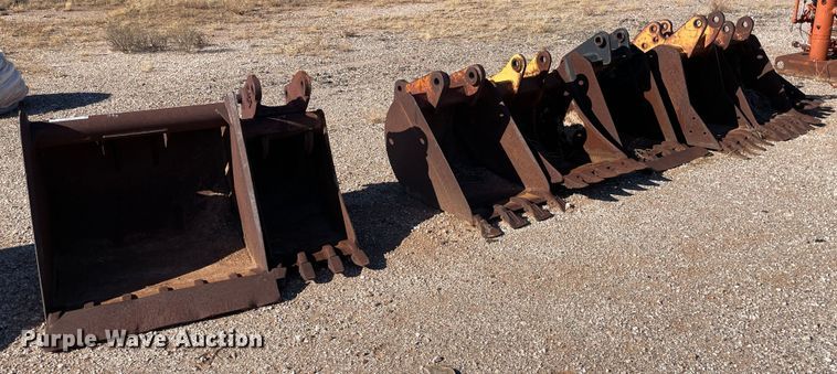 image for item MP9070 (8) backhoe buckets