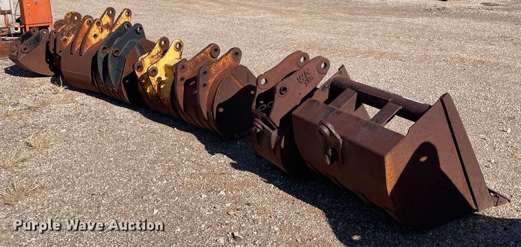 image for item MP9070 (8) backhoe buckets