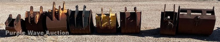 image for item MP9070 (8) backhoe buckets