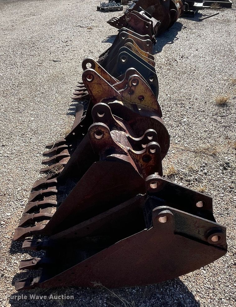 image for item MP9070 (8) backhoe buckets