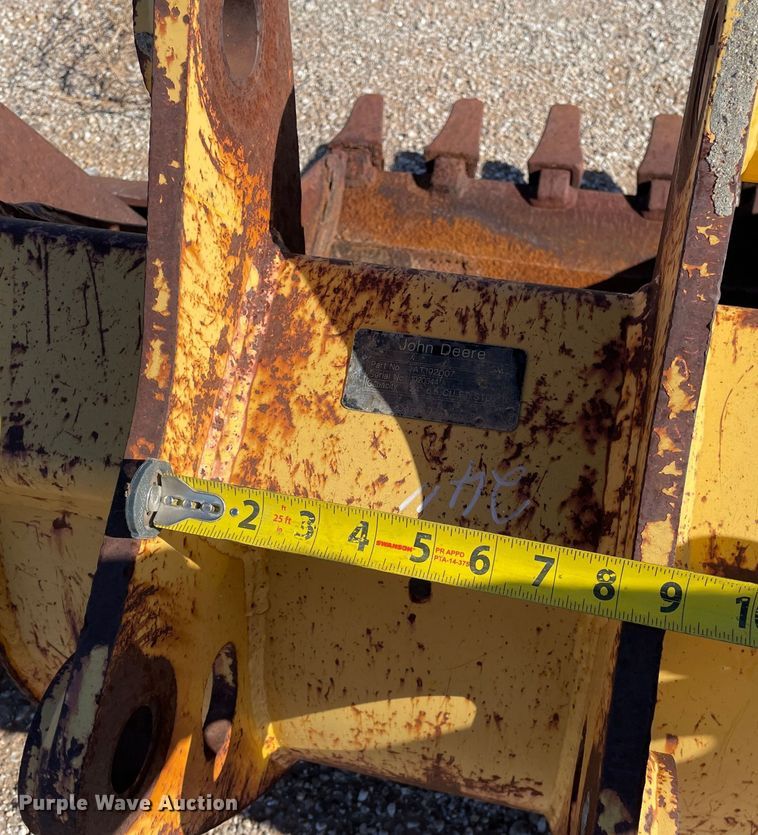 image for item MP9070 (8) backhoe buckets