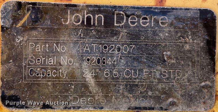 image for item MP9070 (8) backhoe buckets