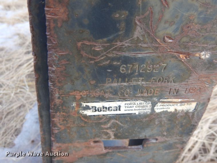 image for item MR9665 Bobcat  skid steer forks