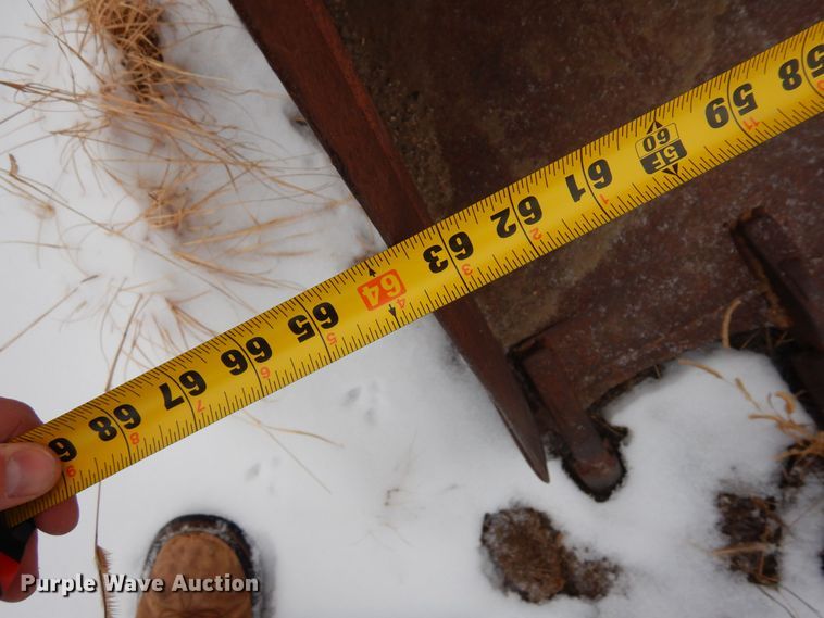 image for item MR9679 63"W skid steer bucket