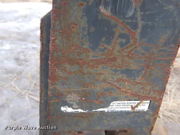 image for item MR9703 Bobcat  skid steer forks