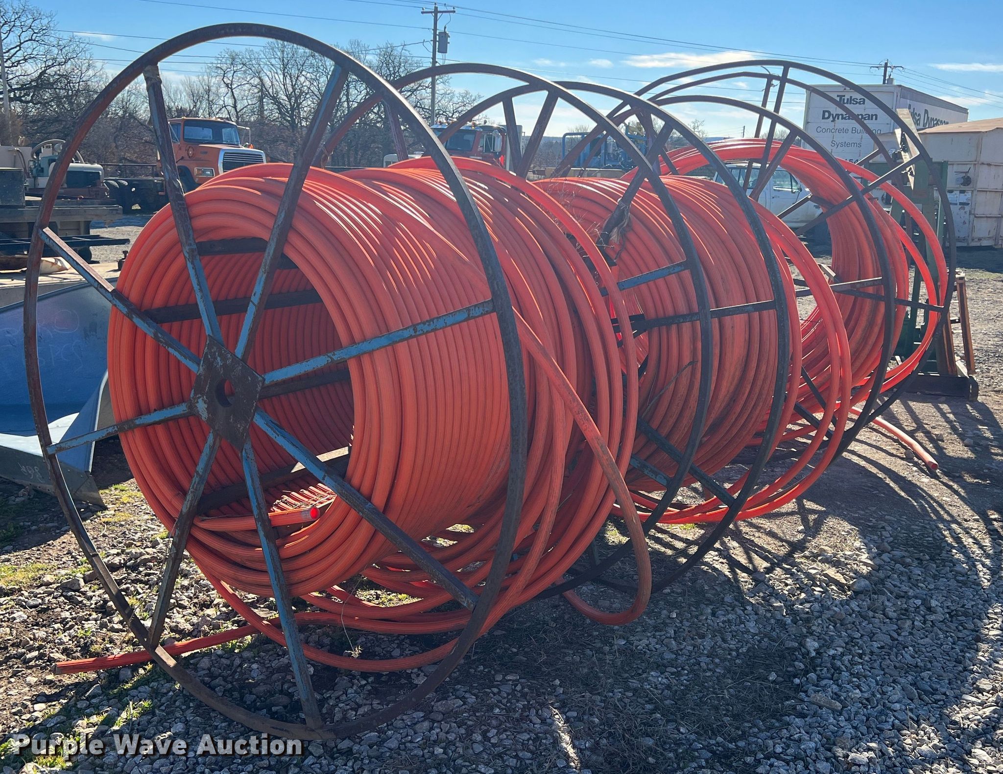 (3) PVC pipe reels in Barnsdall, OK Item ID9374 sold Purple Wave