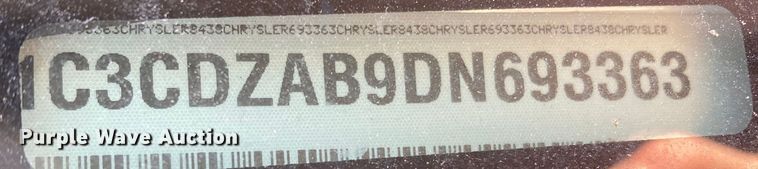 image for item DJ6146 2013 Dodge Avenger