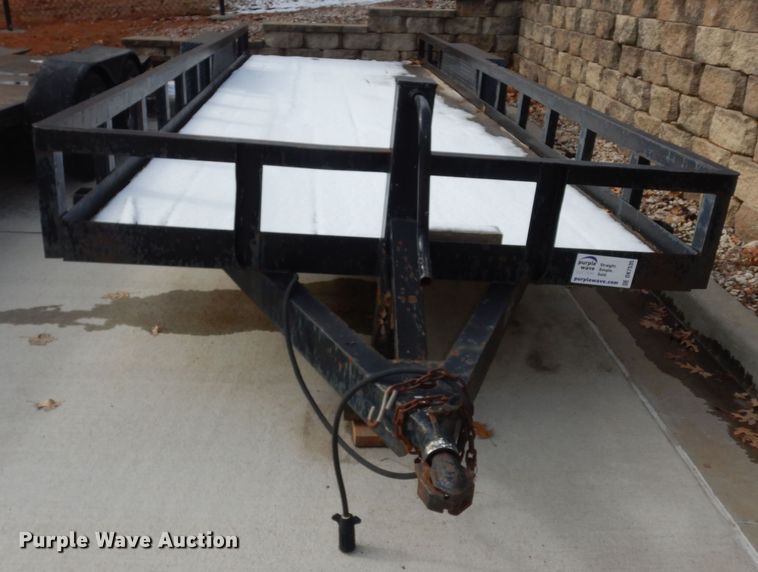 image for item DK7535 1992 Texas Bragg  utility trailer