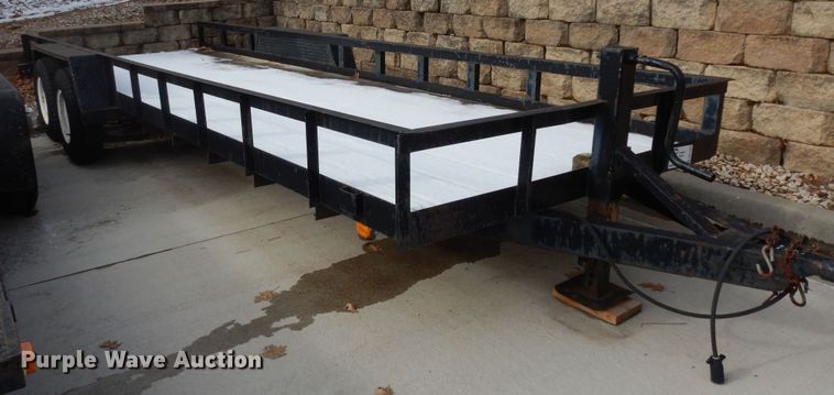 image for item DK7535 1992 Texas Bragg  utility trailer