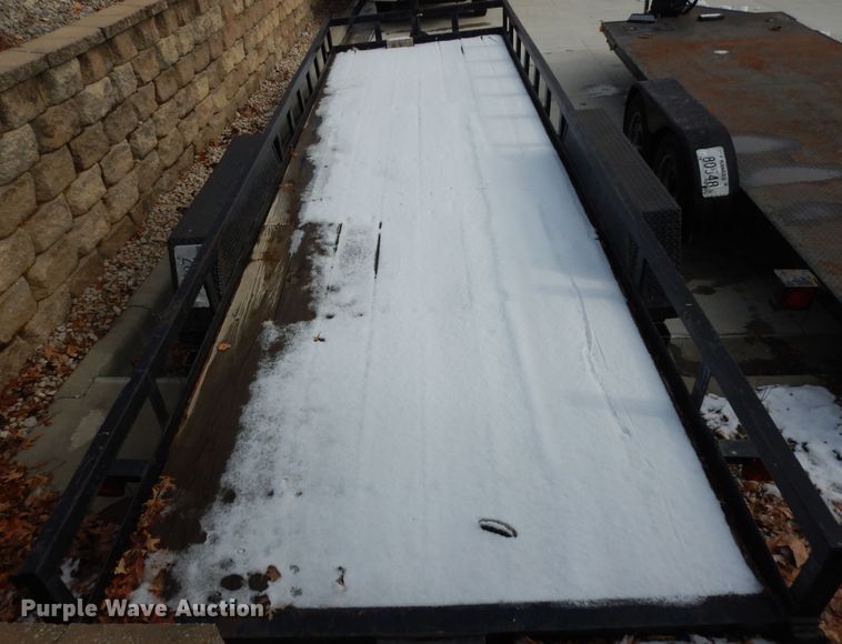 image for item DK7535 1992 Texas Bragg  utility trailer