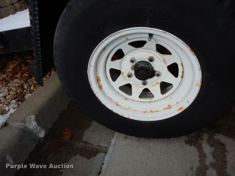 image for item DK7535 1992 Texas Bragg  utility trailer