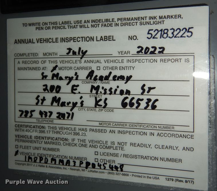 image for item DK7572 1993 MCI D4500  coach bus