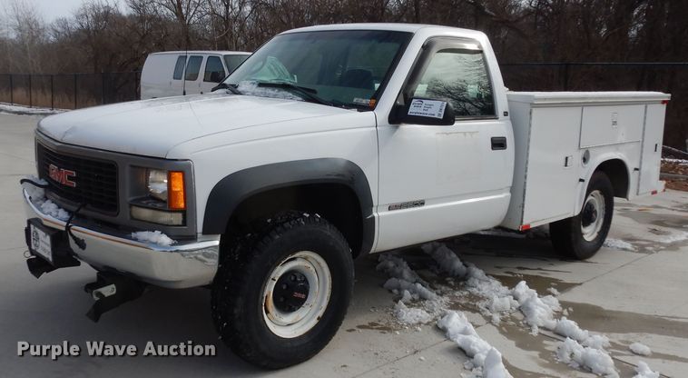 image for item DK7574 1999 GMC Sierra 2500 SL  utility bed pickup truck