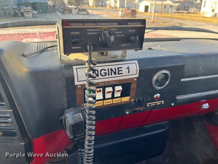 image for item DP0457 1988 GMC C7000  pumper fire truck