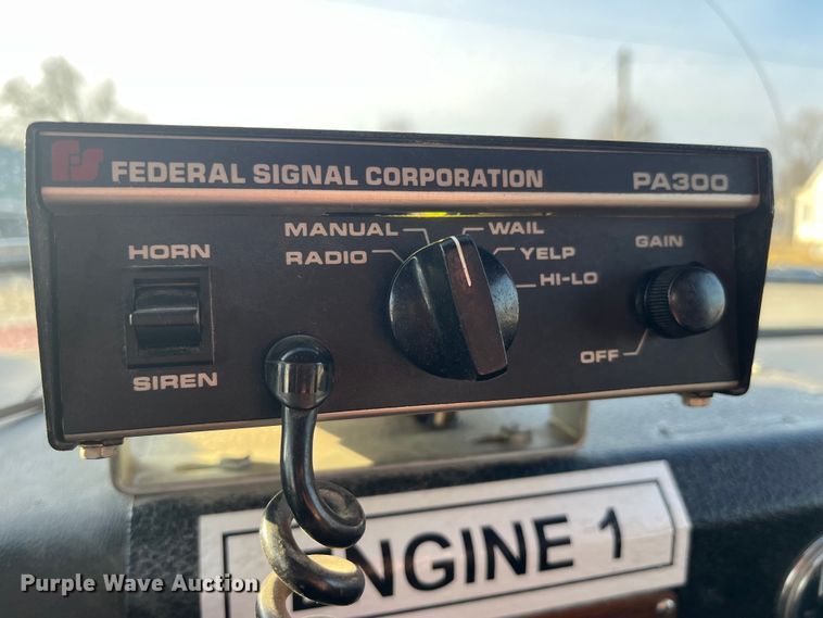 image for item DP0457 1988 GMC C7000  pumper fire truck