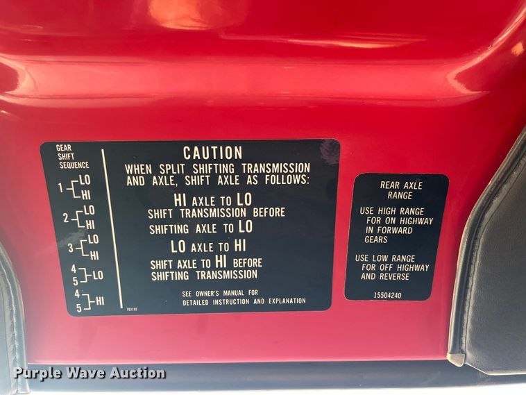 image for item DP0457 1988 GMC C7000  pumper fire truck