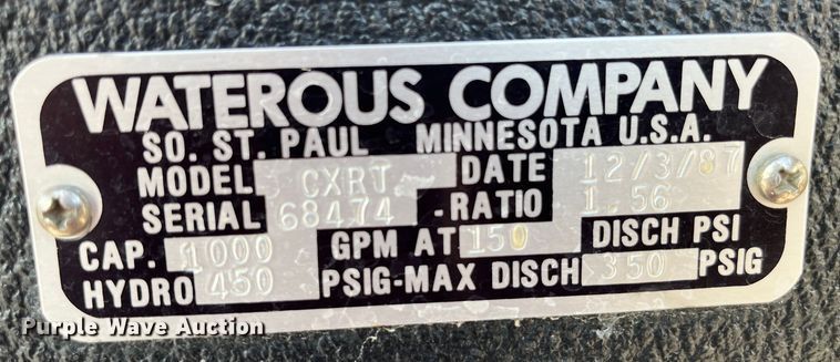 image for item DP0457 1988 GMC C7000  pumper fire truck