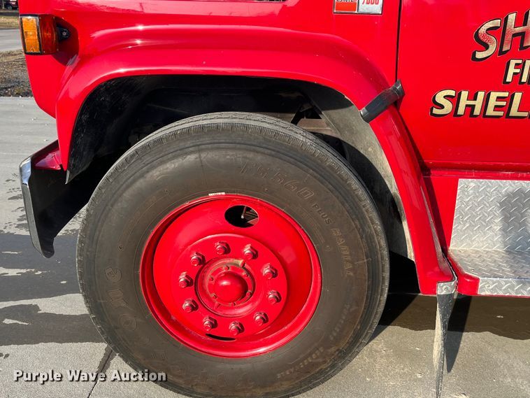 image for item DP0457 1988 GMC C7000  pumper fire truck