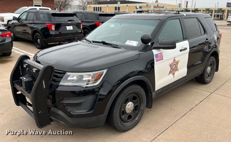 image for item DQ3946 2018 Ford Explorer Police Interceptor  SUV