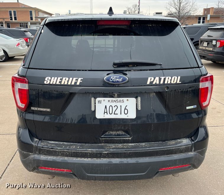 image for item DQ3946 2018 Ford Explorer Police Interceptor  SUV