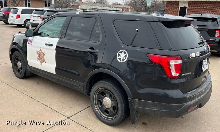 image for item DQ3946 2018 Ford Explorer Police Interceptor  SUV