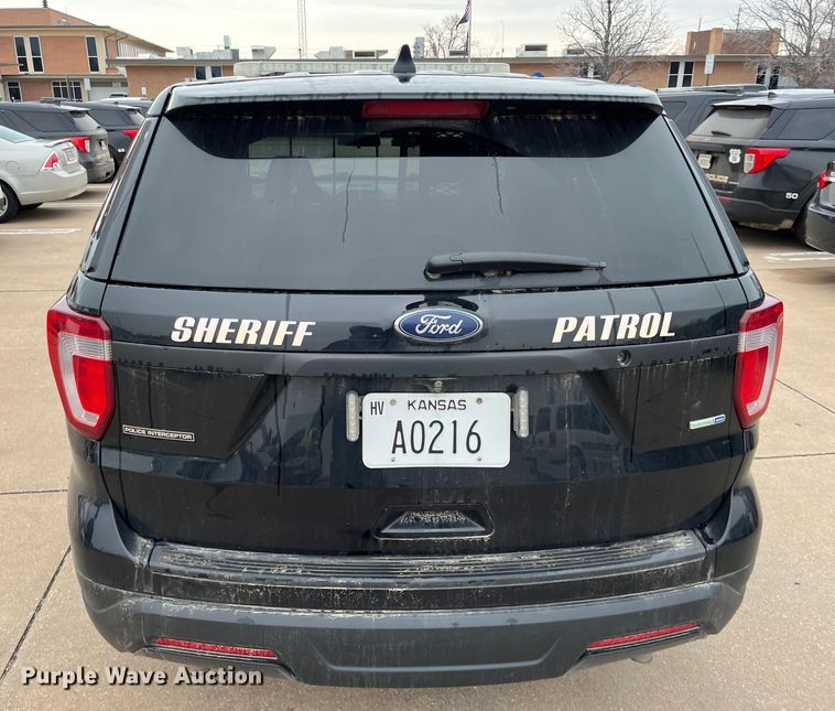 image for item DQ3946 2018 Ford Explorer Police Interceptor  SUV