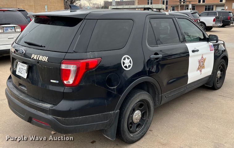 image for item DQ3949 2018 Ford Explorer Police Interceptor  SUV