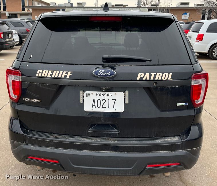 image for item DQ3949 2018 Ford Explorer Police Interceptor  SUV