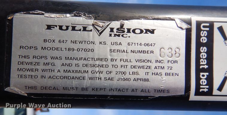 image for item DR8123 DewEze ATM 72-LC  lawn mower