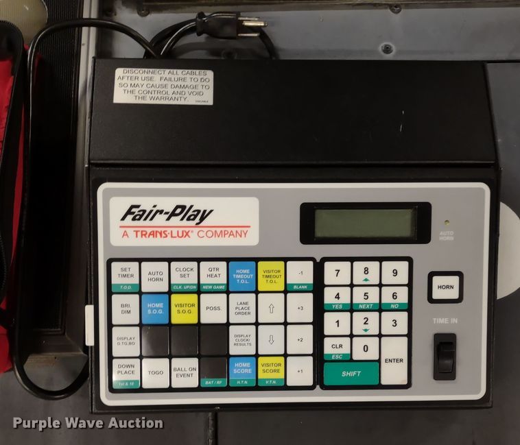 image for item DR8128 Trans-Lux Fair-Play MP-7108  scoreboard