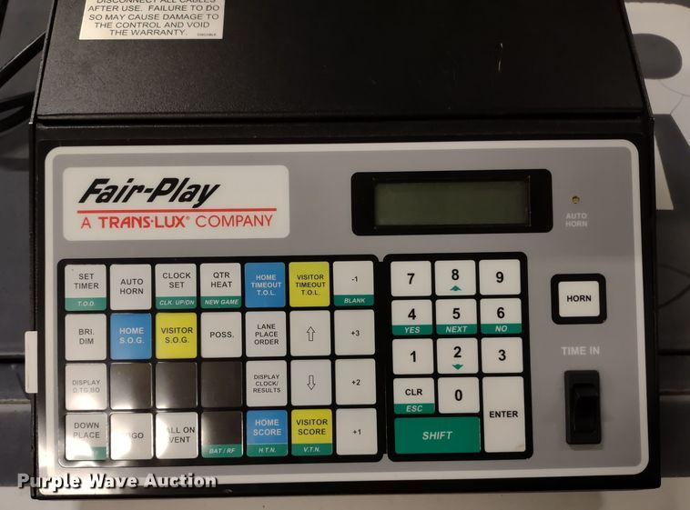 image for item DR8128 Trans-Lux Fair-Play MP-7108  scoreboard