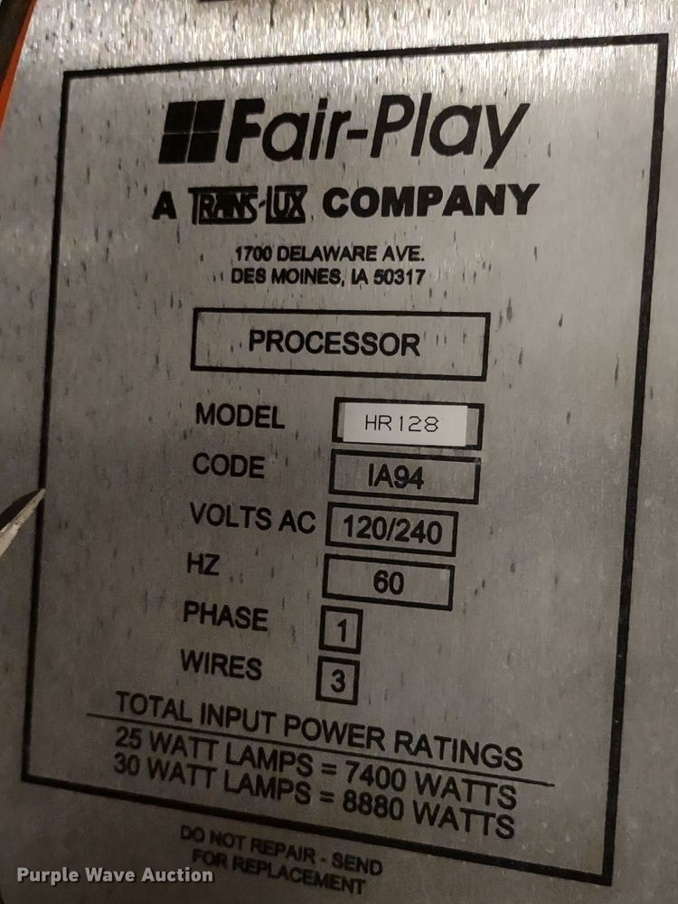 image for item DR8128 Trans-Lux Fair-Play MP-7108  scoreboard