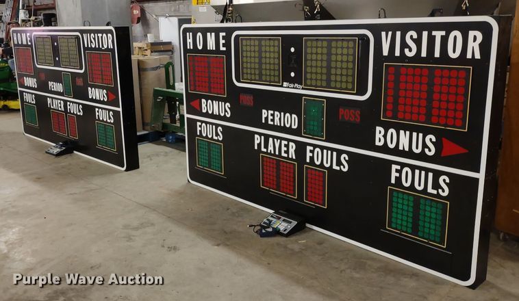 image for item DR8129 (2) Fair-Play BB-6620 scoreboards